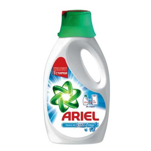 Гель для стирки Ariel touch of lenor fresh 1.9 мл в Аквафор