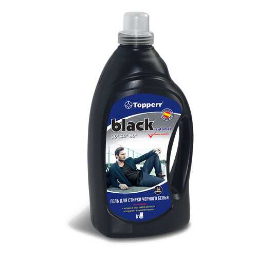 Гель Topperr black для стирки черного белья в Аквафор