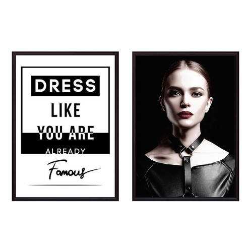 Набор постеров Коллаж Fashion №26 30х50 см в Аквафор
