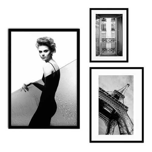 Набор постеров Коллаж Fashion №59 110х100 см в Аквафор