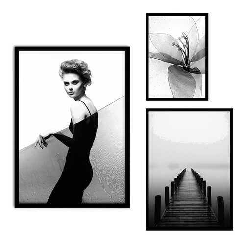 Набор постеров Коллаж Fashion №73 80х80 см в Аквафор