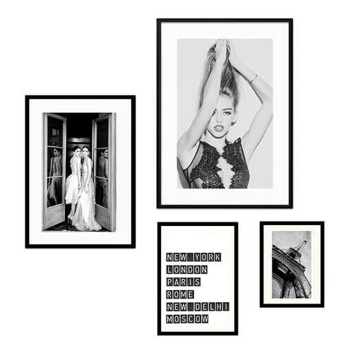 Набор постеров Коллаж Fashion №88 110х120 см в Аквафор