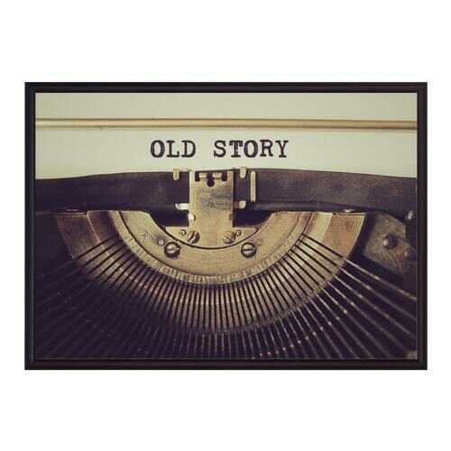 Постер в рамке Old story 50х70 см в Аквафор