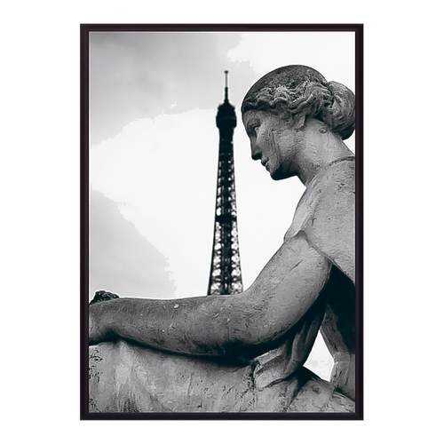 Постер в рамке Статуя женщины Париж 30х40 см в Аквафор