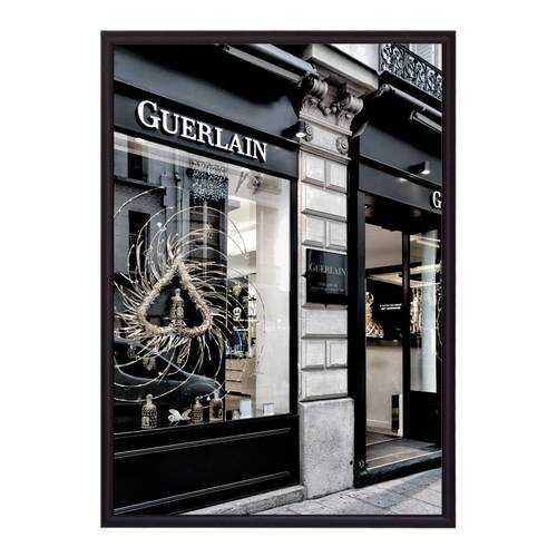 Постер в рамке Витрина Guerlain 50х70 см в Аквафор