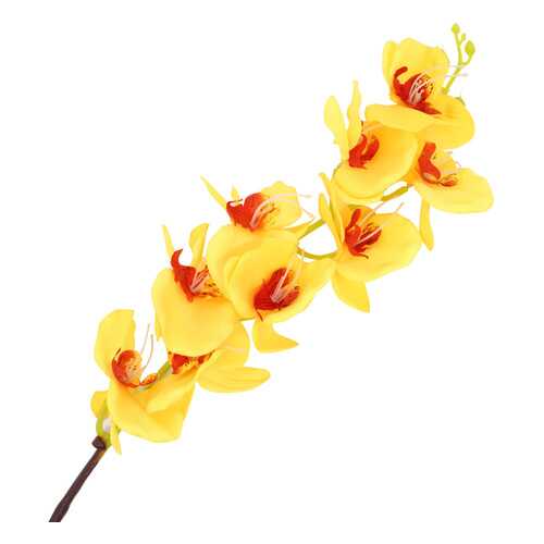 Орхидея искусственная 100см желтый в Аквафор