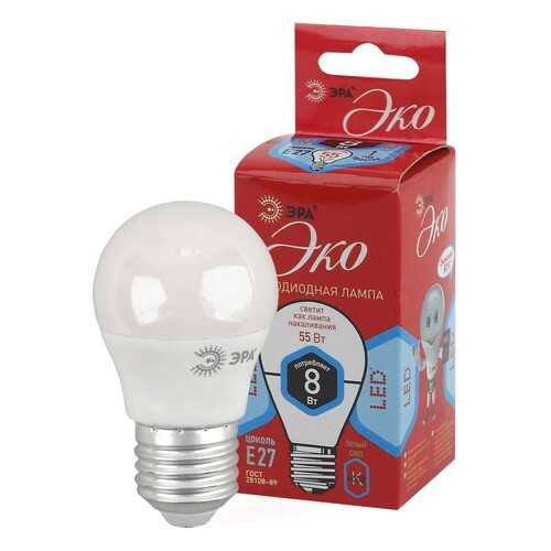 Лампочка ЭРА ECO LED P45-8W-840-E27 Б0030025 в Аквафор