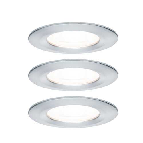 Светильник встраиваемый, комплект Nova LED IP44 3x6,5 GU10 Al 93444 в Аквафор