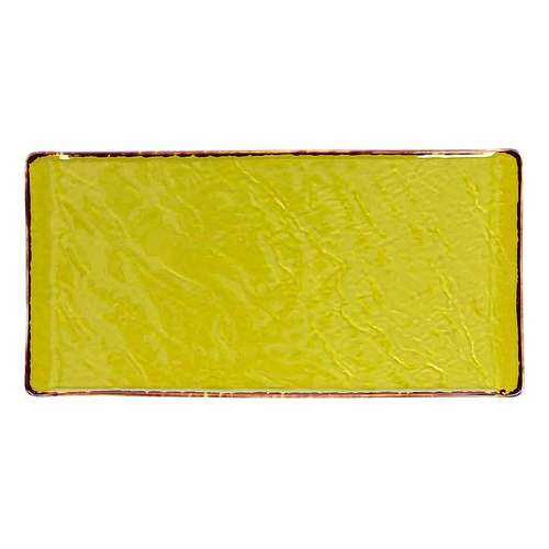 Блюдо прямоугольное 30x15см TOGNANA VULCANIA VEGGIE, цвет салатовый в Аквафор