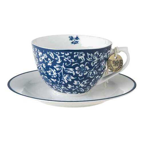 Чашка с блюдцем Laura Ashley Blueprint 260мл Sweet Allysum в Аквафор