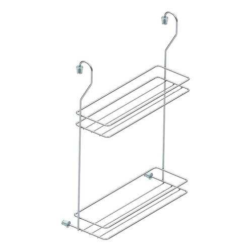 Полка на рейлинг для специй 2 яр узкая MX-426 хром глянец в Аквафор