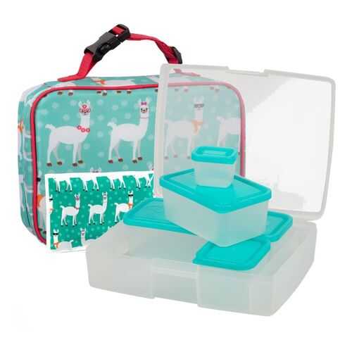 Сумка для ланча + набор ланч-боксов + охлаждающий пакет deluxe lunch box set в Аквафор