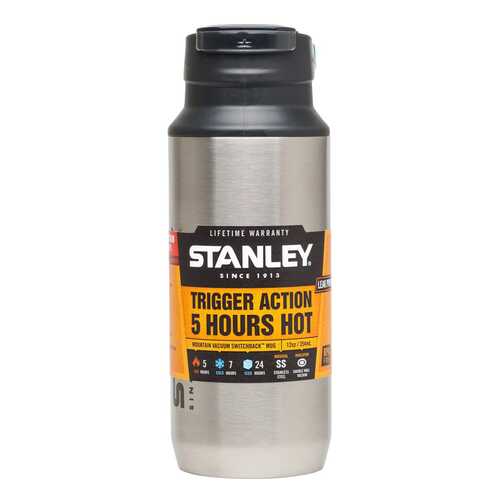 Термокружка Stanley Mountain 0,35 л Серебристая в Аквафор